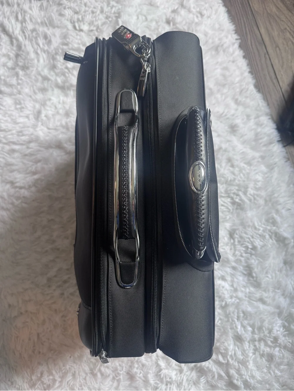 Tumi Arrive LaGuardia Laptop Briefcase with Zip Pockets
